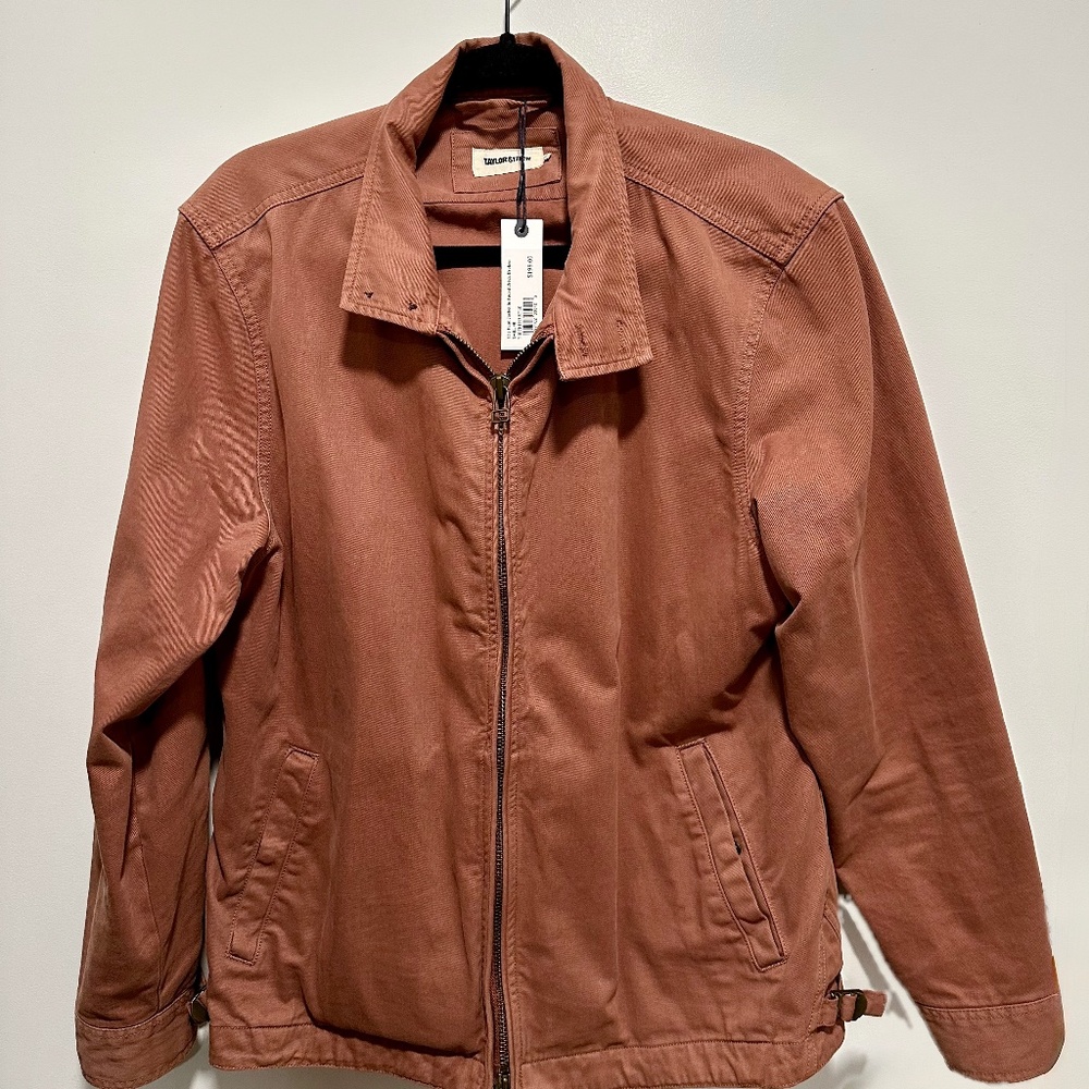 NWT: Taylor Stitch The Flint Jacket in Faded Brick Foundation Twill (M, Size 40)